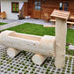 Holzbrunnen ,,Alpelhorn" Holztrog mit Säule Stirnseiteitig