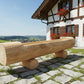 Holzbrunnen ,,Bodenschneid" Brunnentrog Lärche Seiten abgeflacht