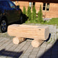 Holzbrunnen ,,Zwiesel" Lärchenbrunnen  mit Struktur