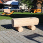 Holzbrunnen ,,Zwiesel" Lärchenbrunnen  mit Struktur
