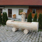Holzbrunnen ,,Schliersberg" Brunnentrog Ränder abgeflacht aus Tannenholz