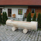 Holzbrunnen ,,Brecherspitz" Holztrog Seiten abgeflacht