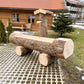 Holzbrunnen  ,,Aiplspitz" Baumstammbrunnen mit Rinde