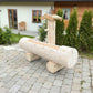 Holzbrunnen ,,Weinberg" Holztrog aus Tannenholz Ränder rund