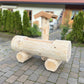 Holzbrunnen ,,Weinberg" Holztrog aus Tannenholz Ränder rund