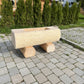 Holzbrunnen ,,Zwiesel" Lärchenbrunnen  mit Struktur