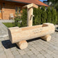 Holzbrunnen ,,Zugspitze" Baumstammbrunnen aus Lärchenholz