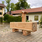 Holzbrunnen ,,Rotwand" eckiger Holztrog Lärche
