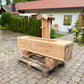 Holzbrunnen ,,Rotwand" eckiger Holztrog Lärche