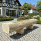 Holzbrunnen ,,Wallberg" Baumstammbrunnen aus Tannenholz strukturiert