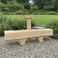 Holzbrunnen ,,Rotwand" eckiger Holztrog Lärche