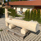 Holzbrunnen ,,Alpelhorn" Holztrog mit Säule Stirnseiteitig