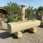 Holzbrunnen ,,Fellhorn" flacher Holztrog aus Lärche