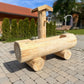 Holzbrunnen ,,Schliersberg" Brunnentrog Ränder abgeflacht aus Tannenholz