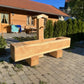 Holzbrunnen ,,Rotwand" eckiger Holztrog Lärche