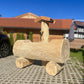 Holzbrunnen ,,Wilder Kaiser" Holztrog aus Tannenholz mit Struktur
