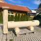 Holzbrunnen ,,Alpelhorn" Holztrog mit Säule Stirnseiteitig