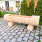 Holzbrunnen ,,Bodenschneid" Brunnentrog Lärche Seiten abgeflacht