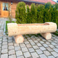 Holzbrunnen ,,Bodenschneid" Brunnentrog Lärche Seiten abgeflacht
