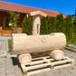Holzbrunnen ,,Weinberg" Holztrog aus Tannenholz Ränder rund