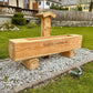 Holzbrunnen ,,Rotwand" eckiger Holztrog Lärche