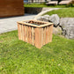 Pflanzkasten aus Lärchenholz zum Bepflanzen