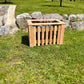 Pflanzkasten aus Lärchenholz zum Bepflanzen