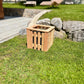 Pflanzkasten aus Lärchenholz zum Bepflanzen