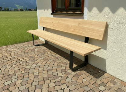 Lärchenbank ,,Pulvermaar" mit Lehne