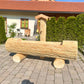 Holzbrunnen ,,Wilder Kaiser" Holztrog aus Tannenholz mit Struktur