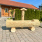 Holzbrunnen ,,Wilder Kaiser" Holztrog aus Tannenholz mit Struktur