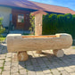 Holzbrunnen ,,Wilder Kaiser" Holztrog aus Tannenholz mit Struktur