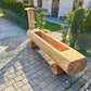 Holzbrunnen ,,Watzmann" Lärchenbrunnen Säule stirnseitig
