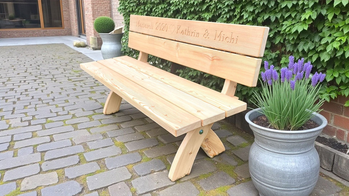 Gartenbank ,,Kochelsee" aus Lärchenholz