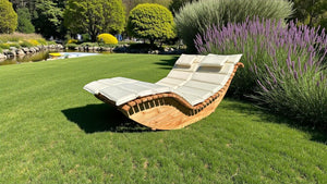 Schaukelliege ,,Obersee'' Schwungliege aus Lärchenholz