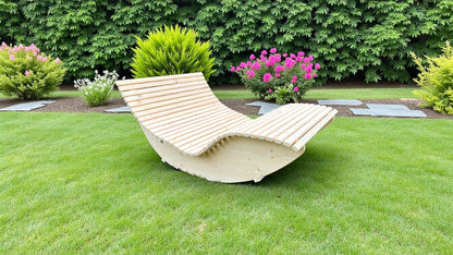 Schaukelliege ,,Birkensee'' Schwungliege aus Fichtenholz