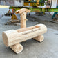 Holzbrunnen ,,Wilder Kaiser" Holztrog aus Tannenholz mit Struktur