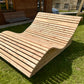 Himmelsliege Schwungliege  ,,Schliersee" Relaxliege aus Lärchenholz