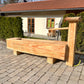 Holzbrunnen ,,Dachstein" eckiger Holzbrunnen Lärche