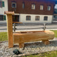 Holzbrunnen ,,Dachstein" eckiger Holzbrunnen Lärche