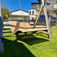 Hängeliege ,,Gartensee" aus Lärchenholz und pulverbeschichtetem Metallgestell