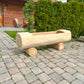 Holzbrunnen ,,Bodenschneid" Brunnentrog Lärche Seiten abgeflacht