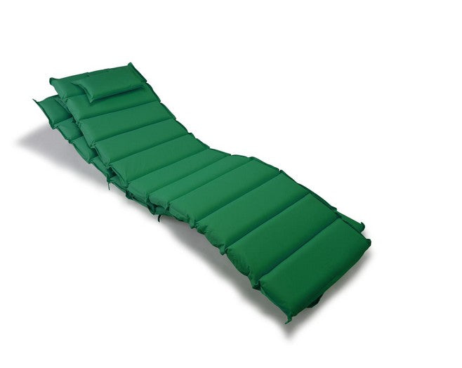 Liegenauflagen Polster Kopfkissen Garten Terrasse gesteppt Grün 3 Stück für Bodensee (Kopie) (Kopie) (Kopie)