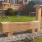 Holzbrunnen ,,Dachstein" eckiger Holzbrunnen Lärche